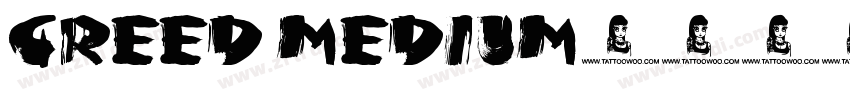Greed Medium字体转换